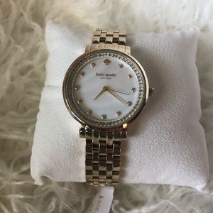 NWT Kate Spade Monterey Three Hand Glitz Watch